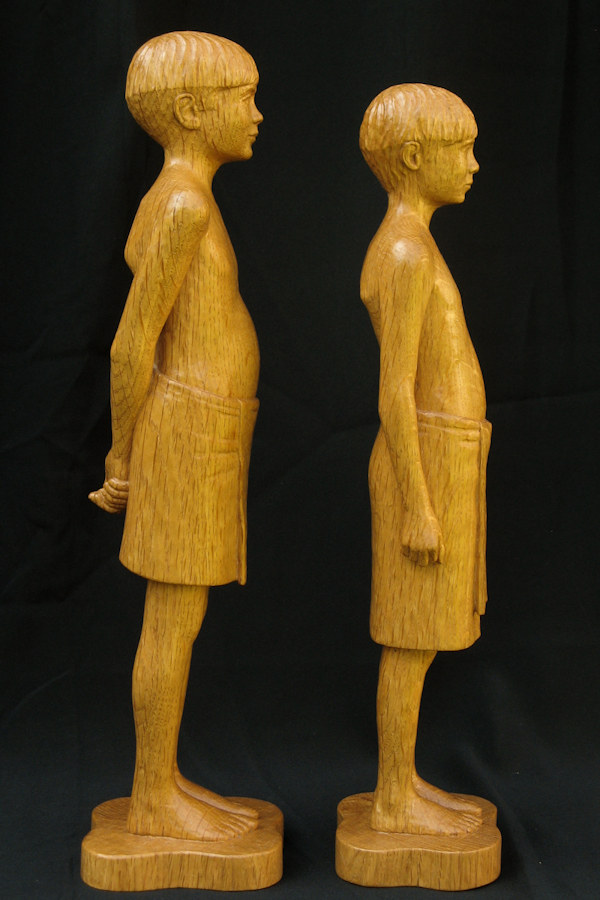 Brothers, sculptures by Leo Pruijt, NL