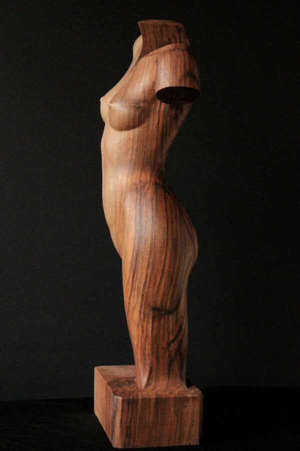 curvaceous#4, sculpture by leo pruijt nl, left side