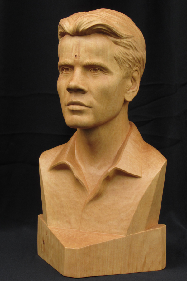 Self-portrait, sculpture by Leo Pruijt, NL