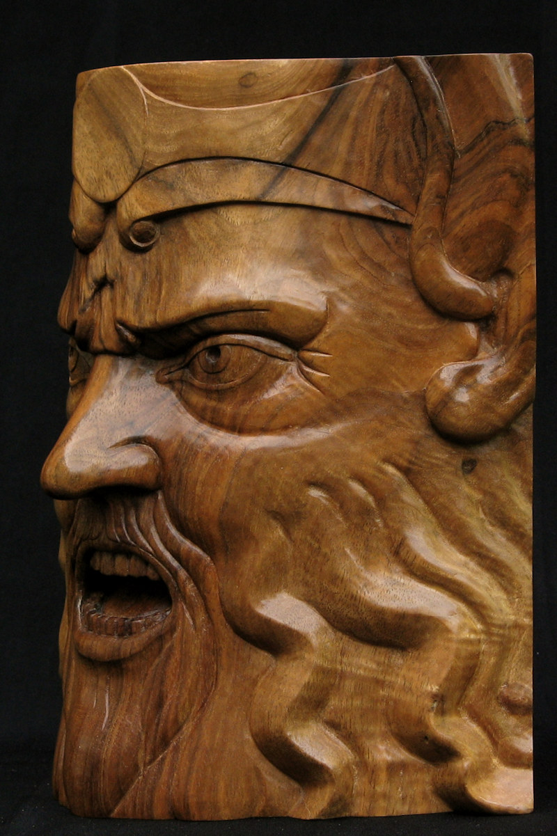 Thunder, right, sculpture by Leo Pruijt, NL