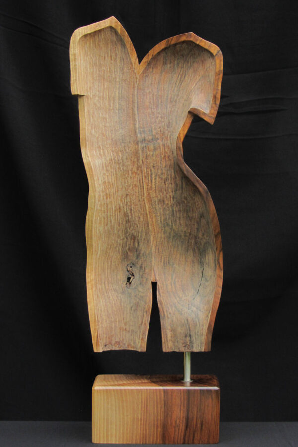 torsoinrelief2, houten beeld / wood sculpture by leo pruijt nl e 4